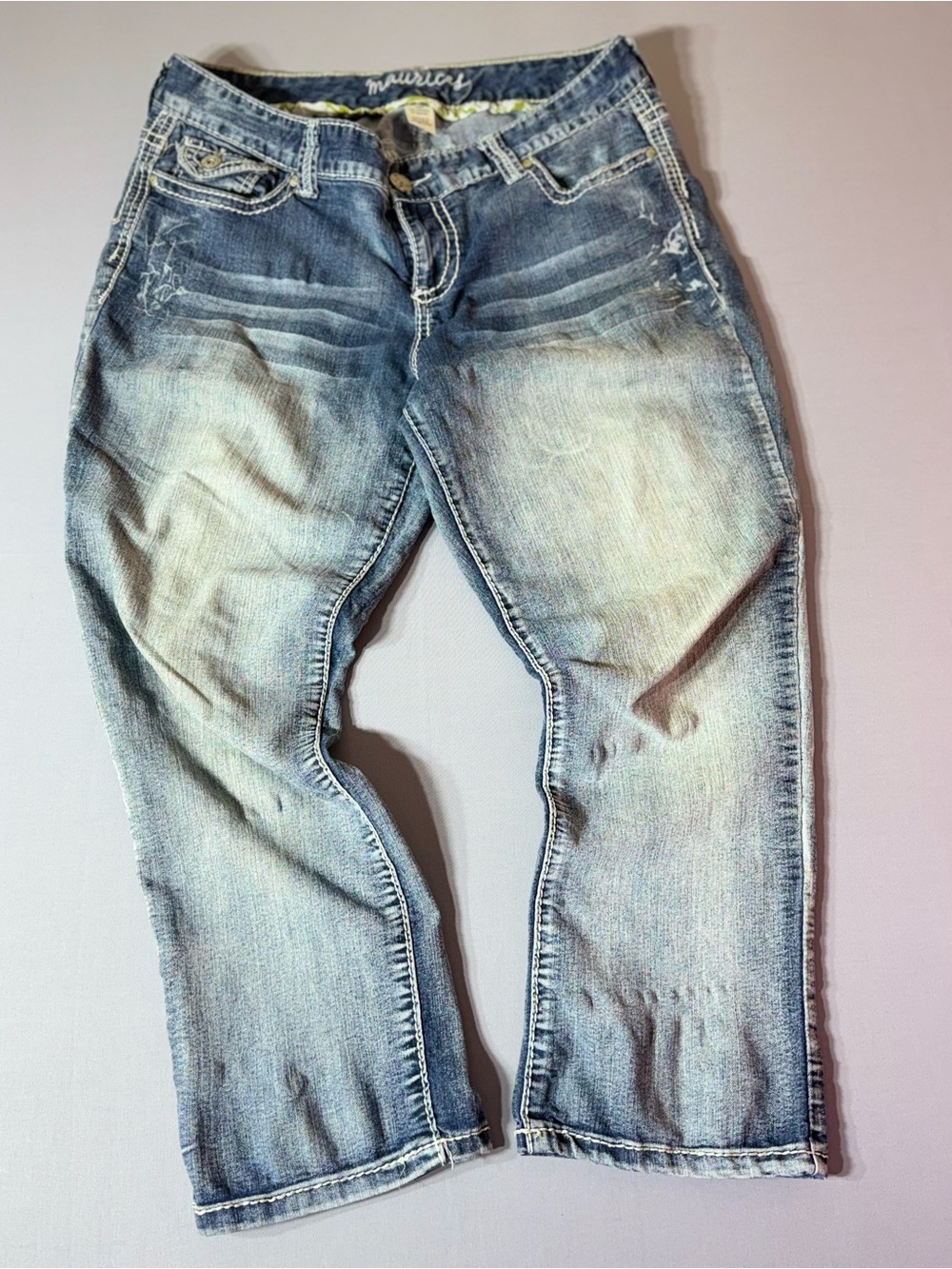 Maurices Faded Light Blue Relaxed Women’s Jeans
